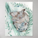 Search for cute koala nursery art Watercolor