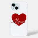 Search for red love heart iphone cases I love you