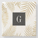 Search for gold marble coasters Tropical