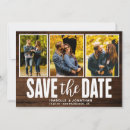 Search for 3 photo save the dates Rustic