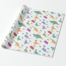 Search for dino wrapping paper Kids