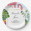 Search for pink flamingo plates Summer