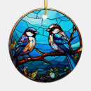 Search for stained glass birds christmas tree decorations Animal