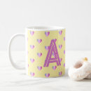 Search for yellow heart mugs Typography