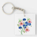 Search for cornflower key rings Flowers