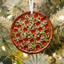 Search for mushroom christmas tree decorations Pizza