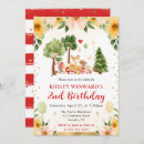 Search for kids picnic invitations Watercolor