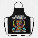 Search for autism spectrum aprons Month