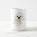 Search for bichon frise dog mugs White