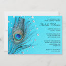 Search for peacock bridal shower invitations Elegant
