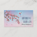 Search for cherry blossoms business cards Aesthetician