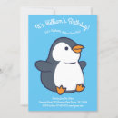 Search for cartoon penguin invitations Winter