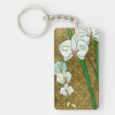 Search for white flower key rings Abstract