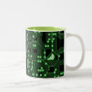 Search for circuit board coffee mugs Green