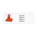 Search for sea creature return address labels Cartoon