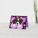 Search for st valentines day cards Saint bernard