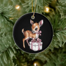 Search for pink reindeer christmas tree decorations Winter