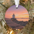 Search for maine lighthouse christmas tree decorations Water