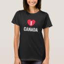 Search for i love canada tshirts Country