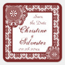 Search for lace save the date stickers Pattern