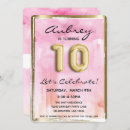 Search for legal birthday invitations Pink