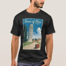 Search for leaning tower of pisa tshirts Italy souvenir