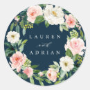 Search for blue blush stickers Floral wreath