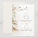 Search for pampas grass bridal shower invitations Bohemian