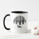 Search for fox in the woods mugs Nature