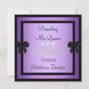 Search for purple ribbon invitations Jewels