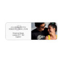 Search for wedding photo return address labels Engagement