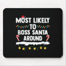 Search for boss christmas mousepads Xmas