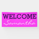 Search for welcome sign banners Unique