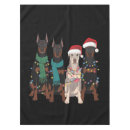 Search for christmas dog tablecloths Santa