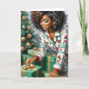 Search for queen christmas cards Black