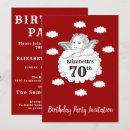 Search for happy 70th birthday invitations White