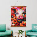 Search for whimsical pig posters Flowers