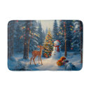 Search for christmas tree bath mats Deer