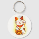 Search for good luck key rings Maneki neko