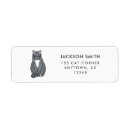 Search for grey cat return address labels Cats