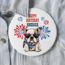 Search for 4th birthday badges Red white blue