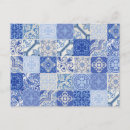 Search for portuguese tiles postcards Blue