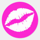 Search for pink lipstick stickers Kiss