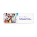 Search for deer return address labels Birthday party
