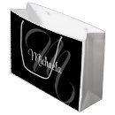 Search for monogrammed gift bags Minimalist