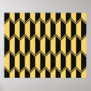Search for black and white art deco posters Geometric