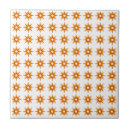 Search for orange patterned tiles Vintage
