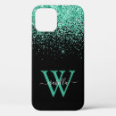 Search for teal glitter iphone cases Black