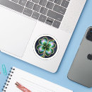 Search for patricks day shamrock stickers Four leaf clover