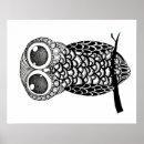Search for doodle owl posters Bird